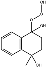 1,4-Naphthalenediol,1,2,3,4-tetrahydro-4-hydrotrioxy-1-methyl-(9CI) Structure