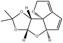 Furo[2,3:1,5]cyclopenta[1,2:4,5]furo[2,3-d][1,3]dioxole,2,5a,6a,9a-tetrahydro-8,8-dimethyl-,(5aR,6aR,9aR,9bR)-(9CI) Structure
