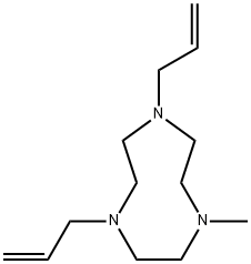 1H-1,4,7-Triazonine,octahydro-1-methyl-4,7-di-2-propenyl-(9CI) Structure