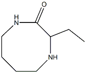 1,4-Diazocin-2(1H)-one,3-ethylhexahydro-(9CI) Structure