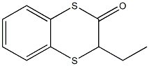 1,4-Benzodithiin-2(3H)-one,3-ethyl-(9CI) 구조식 이미지