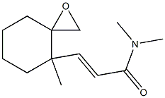 2-Propenamide,N,N-dimethyl-3-(4-methyl-1-oxaspiro[2.5]oct-4-yl)-(9CI) Structure