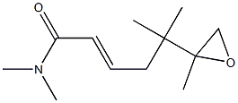 2-Hexenamide,N,N,5-trimethyl-5-(2-methyloxiranyl)-(9CI) 구조식 이미지