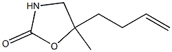 2-Oxazolidinone,5-(3-butenyl)-5-methyl-(9CI) Structure