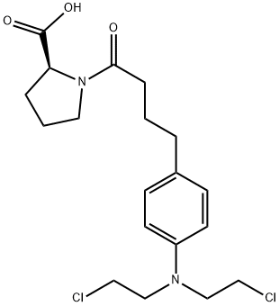 chlorambucyl-proline Structure