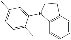 1H-Indole,1-(2,5-dimethylphenyl)-2,3-dihydro-(9CI) Structure