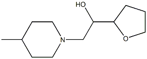1-Piperidineethanol,4-methyl-alpha-tetrahydro-2-furyl-(4CI) Structure