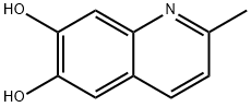 6,7-Quinolinediol,2-methyl-(4CI) Structure