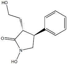 2-Pyrrolidinone, 1-hydroxy-3-(2-hydroxyethyl)-4-phenyl-, (3R,4S)-rel- (9CI) 구조식 이미지