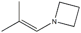 1-Azetidino-isobutene Structure