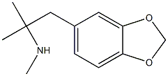 3,4-Methylenedioxy-N-methylphentermine 구조식 이미지