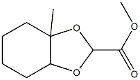 1,3-Benzodioxole-2-carboxylicacid,hexahydro-2-methyl-,methylester(9CI) Structure