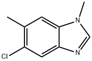 1H-벤지미다졸,5-클로로-1,6-디메틸-(9CI) 구조식 이미지