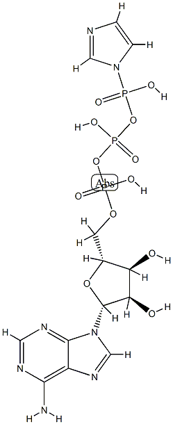 ATP gammaP-imidazolidate 구조식 이미지