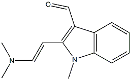 1H-Indole-3-carboxaldehyde,2-[(1E)-2-(dimethylamino)ethenyl]-1-methyl-(9CI) Structure