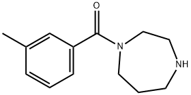 1H-1,4-Diazepine,hexahydro-1-(3-methylbenzoyl)-(9CI) Structure