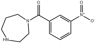 1-(3-nitrobenzoyl)-1,4-diazepane 구조식 이미지