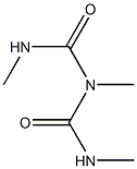 Imidodicarbonic diamide, N,N,2-trimethyl- Structure