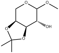 L-아라비노피라노사이드,메틸3,4-O-(1-메틸에틸리덴)-(9CI) 구조식 이미지