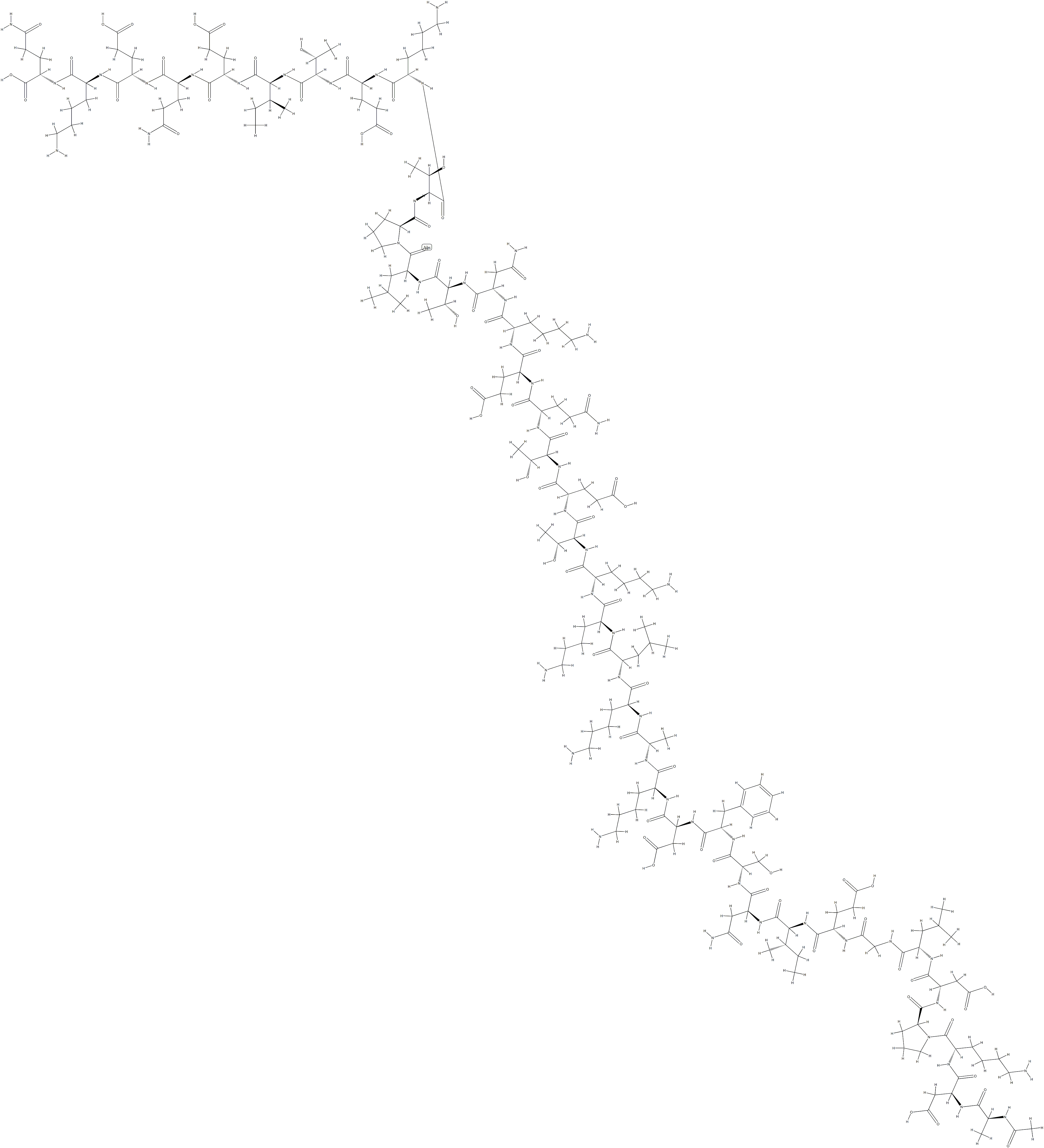 thymosin beta(8) Structure