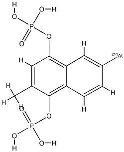 astato-2-methyl-1,4-naphthoquinol diphosphate 구조식 이미지
