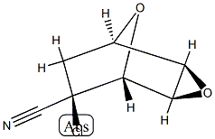(1β,2α,4α,5β)-6β-Chloro-3,8-dioxatricyclo[3.2.1.02,4]octane-6-carbonitrile 구조식 이미지