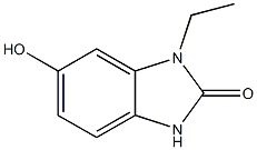 2H-Benzimidazol-2-one,1-ethyl-1,3-dihydro-6-hydroxy-(9CI) 구조식 이미지