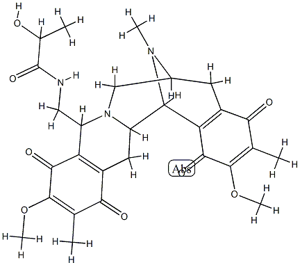 21-decyano-25-dihydrosaframycin A 구조식 이미지