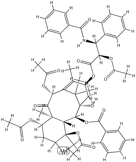 ACETYLTAXOL, 2',7-BIS-(RG) Structure