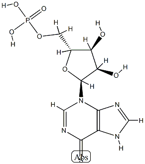 thiopurinol ribonucleoside monophosphate Structure