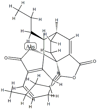 (3E,3aS,4S)-3-Butylidene-5,6,6',7'-tetrahydro-5β-propylspiro[3H-3aα,6α-ethanoisobenzofuran-4(1H),1'(3'H)-isobenzofuran]-1,3'-dione 구조식 이미지