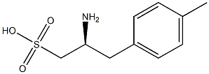 Benzenepropanesulfonic acid, ba-amino-4-methyl-, (baS)- (9CI) Structure