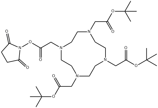 DOTA-моно-NHS-трис (эфир t-Bu) (B-270) структурированное изображение