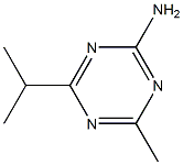 1,3,5-Triazin-2-amine,4-methyl-6-(1-methylethyl)-(9CI) 구조식 이미지