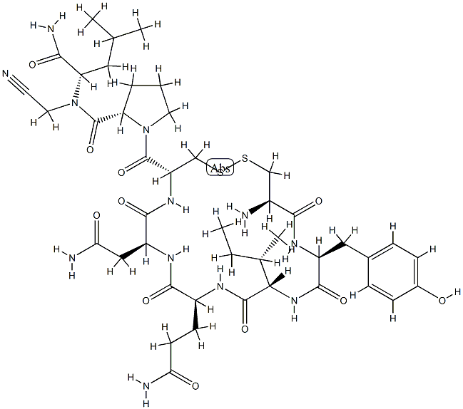 oxytocin, 9 alpha-aminoacetonitrile- Structure