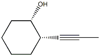 Cyclohexanol, 2-(1-propynyl)-, (1R,2R)-rel- (9CI) 구조식 이미지