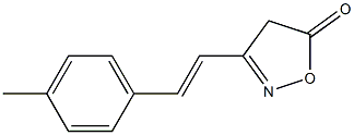 5(4H)-Isoxazolone,3-[(1E)-2-(4-methylphenyl)ethenyl]-(9CI) 구조식 이미지