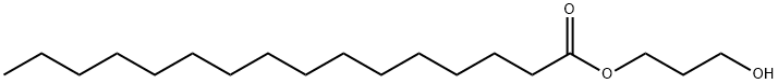 Hexadecanoic acid 3-hydroxypropyl ester Structure