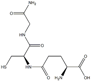 glutathione amide 구조식 이미지