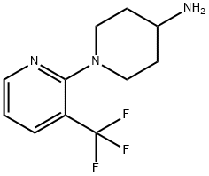 1-[3-(trifluoromethyl)pyridin-2-yl]piperidin-4-amine Structure
