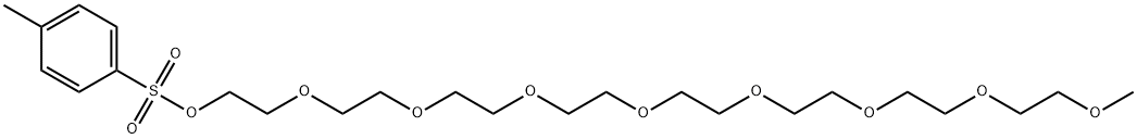 m-PEG9-Tos Structure