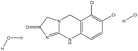 ANAGRELIDE HCL MONOHYDRATE Structure