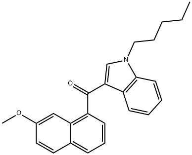 JWH 081 7-methoxynaphthyl isomer Structure