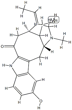 10-Hydroxy-16-epiaffinine 구조식 이미지