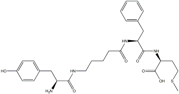 메티오닌-엔케팔린,5-아미노-발(2)-des-gly(3)- 구조식 이미지