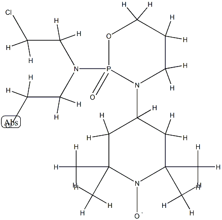 3-(1-oxy-2,2,6,6-tetramethyl-4-piperidinyl)cyclophosphamide Structure