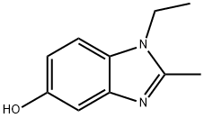 1H-Benzimidazol-5-ol,1-ethyl-2-methyl-(9CI) 구조식 이미지