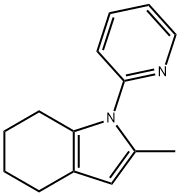 1H-Indole,4,5,6,7-tetrahydro-2-methyl-1-(2-pyridinyl)-(9CI) 구조식 이미지