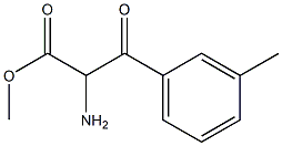 페닐알라닌,3-메틸-바-옥소-,메틸에스테르(9CI) 구조식 이미지