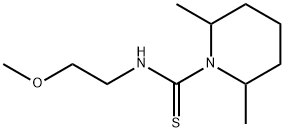 1-Piperidinecarbothioamide,N-(2-methoxyethyl)-2,6-dimethyl-(9CI) Structure